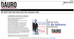 Desktop Screenshot of edicionesdauro.com